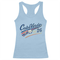 Cabo Verde Soccer Club 26 National Pride Racerback Tank Top Cape Verde Football Fans Retro Sporty Est. 2026 TS02
