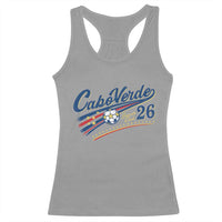 Cabo Verde Soccer Club 26 National Pride Racerback Tank Top Cape Verde Football Fans Retro Sporty Est. 2026 TS02