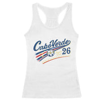Cabo Verde Soccer Club 26 National Pride Racerback Tank Top Cape Verde Football Fans Retro Sporty Est. 2026 TS02