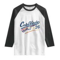 Cabo Verde Soccer Club 26 National Pride Raglan Shirt Cape Verde Football Fans Retro Sporty Est. 2026