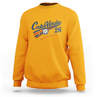Cabo Verde Soccer Club 26 National Pride Sweatshirt Cape Verde Football Fans Retro Sporty Est. 2026