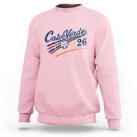 Cabo Verde Soccer Club 26 National Pride Sweatshirt Cape Verde Football Fans Retro Sporty Est. 2026
