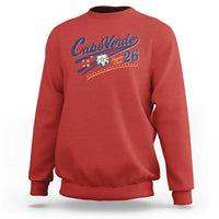 Cabo Verde Soccer Club 26 National Pride Sweatshirt Cape Verde Football Fans Retro Sporty Est. 2026 TS02