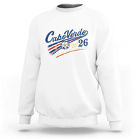 Cabo Verde Soccer Club 26 National Pride Sweatshirt Cape Verde Football Fans Retro Sporty Est. 2026