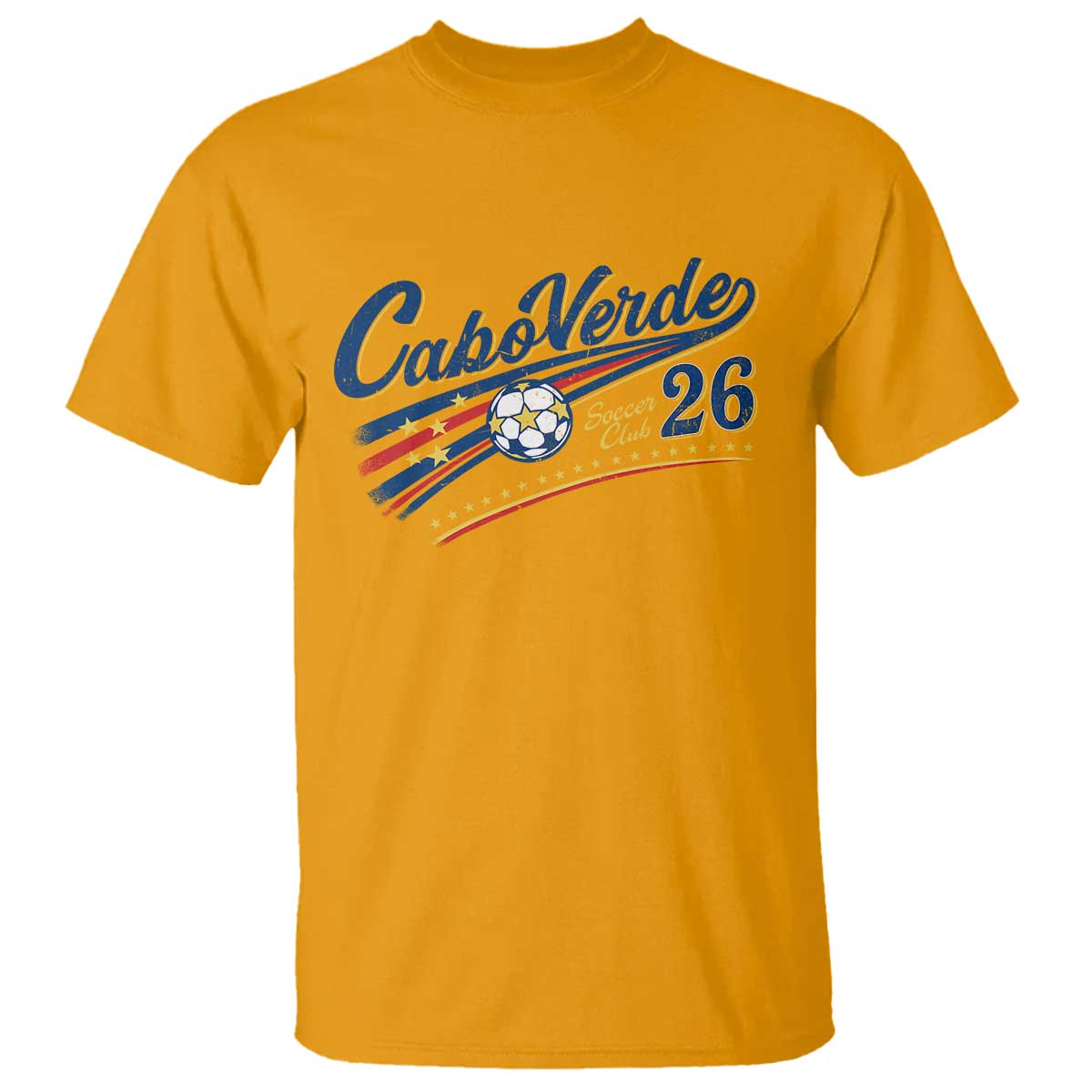 Cabo Verde Soccer Club 26 National Pride T Shirt Cape Verde Football Fans Retro Sporty Est. 2026 TS02