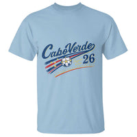 Cabo Verde Soccer Club 26 National Pride T Shirt Cape Verde Football Fans Retro Sporty Est. 2026