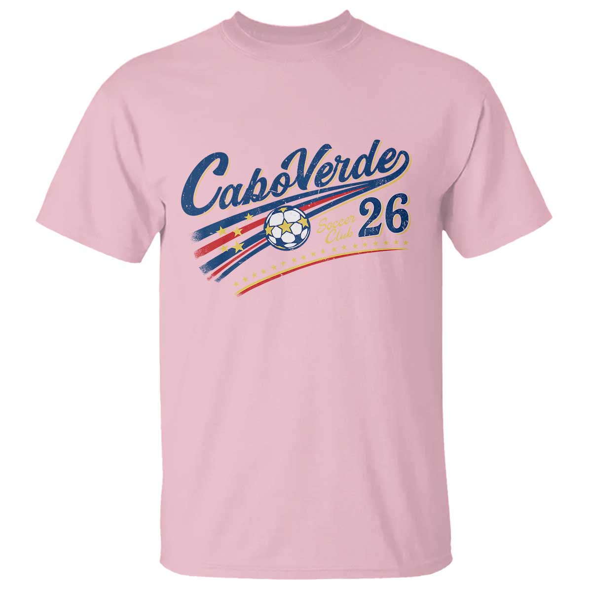 Cabo Verde Soccer Club 26 National Pride T Shirt Cape Verde Football Fans Retro Sporty Est. 2026 TS02