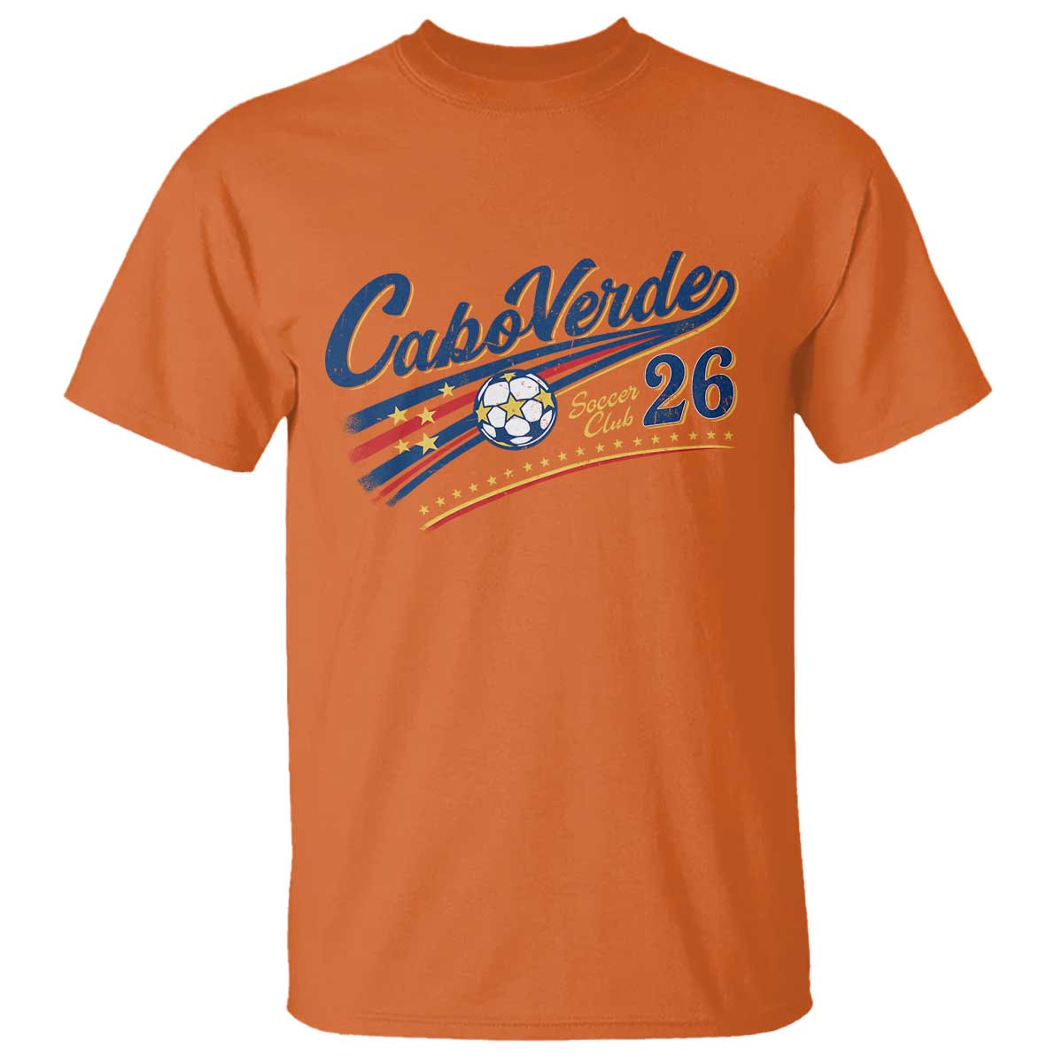 Cabo Verde Soccer Club 26 National Pride T Shirt Cape Verde Football Fans Retro Sporty Est. 2026 TS02