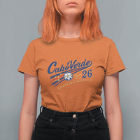 Cabo Verde Soccer Club 26 National Pride T Shirt For Women Cape Verde Football Fans Retro Sporty Est. 2026