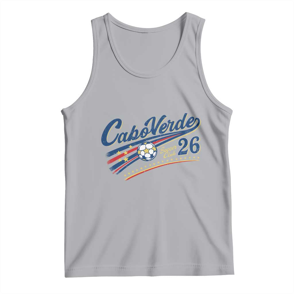 Cabo Verde Soccer Club 26 National Pride Tank Top Cape Verde Football Fans Retro Sporty Est. 2026