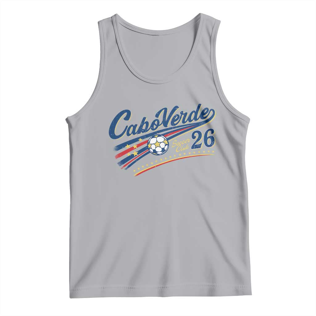 Cabo Verde Soccer Club 26 National Pride Tank Top Cape Verde Football Fans Retro Sporty Est. 2026 TS02