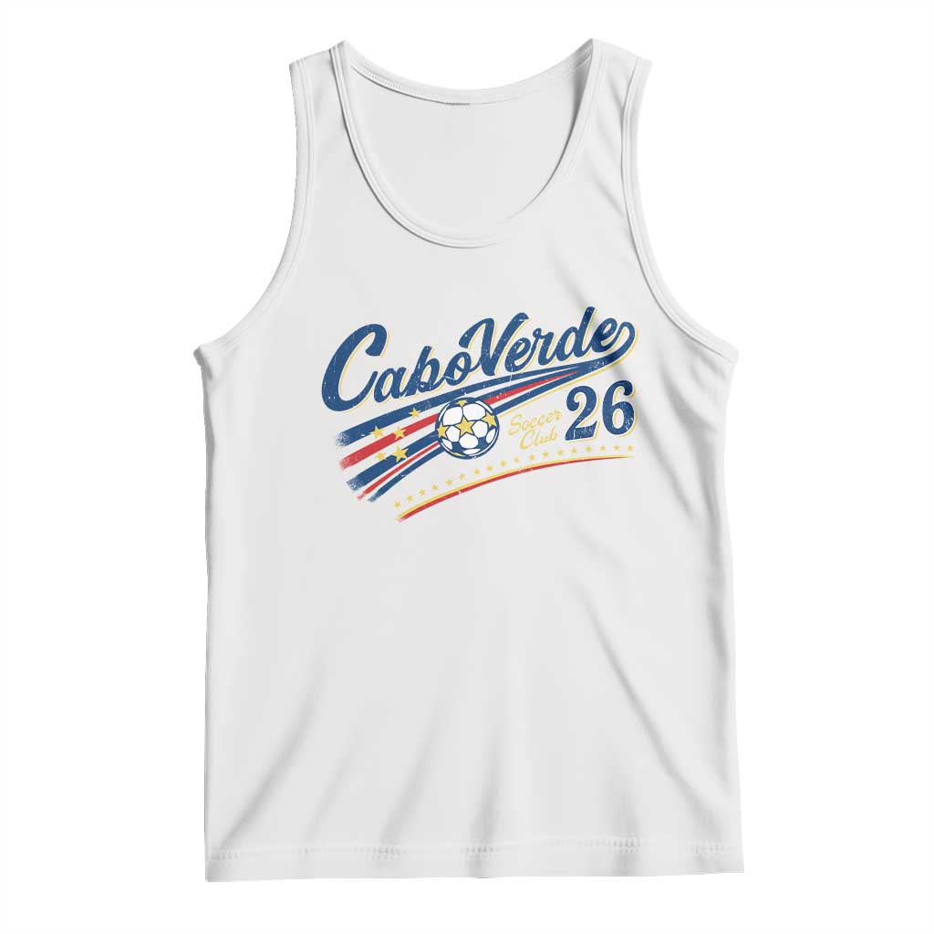 Cabo Verde Soccer Club 26 National Pride Tank Top Cape Verde Football Fans Retro Sporty Est. 2026 TS02