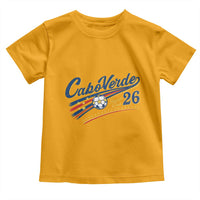Cabo Verde Soccer Club 26 National Pride Toddler T Shirt Cape Verde Football Fans Retro Sporty Est. 2026