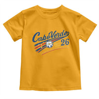 Cabo Verde Soccer Club 26 National Pride Toddler T Shirt Cape Verde Football Fans Retro Sporty Est. 2026 TS02