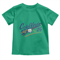 Cabo Verde Soccer Club 26 National Pride Toddler T Shirt Cape Verde Football Fans Retro Sporty Est. 2026