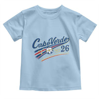 Cabo Verde Soccer Club 26 National Pride Toddler T Shirt Cape Verde Football Fans Retro Sporty Est. 2026