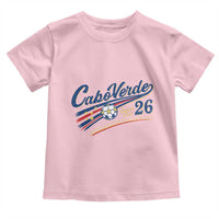 Cabo Verde Soccer Club 26 National Pride Toddler T Shirt Cape Verde Football Fans Retro Sporty Est. 2026