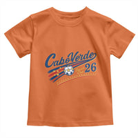 Cabo Verde Soccer Club 26 National Pride Toddler T Shirt Cape Verde Football Fans Retro Sporty Est. 2026