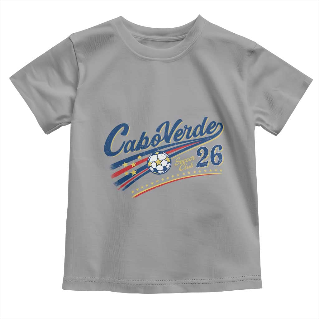 Cabo Verde Soccer Club 26 National Pride Toddler T Shirt Cape Verde Football Fans Retro Sporty Est. 2026