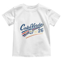 Cabo Verde Soccer Club 26 National Pride Toddler T Shirt Cape Verde Football Fans Retro Sporty Est. 2026
