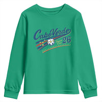 Cabo Verde Soccer Club 26 National Pride Youth Sweatshirt Cape Verde Football Fans Retro Sporty Est. 2026 TS02