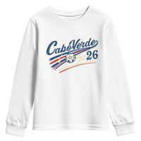 Cabo Verde Soccer Club 26 National Pride Youth Sweatshirt Cape Verde Football Fans Retro Sporty Est. 2026 TS02