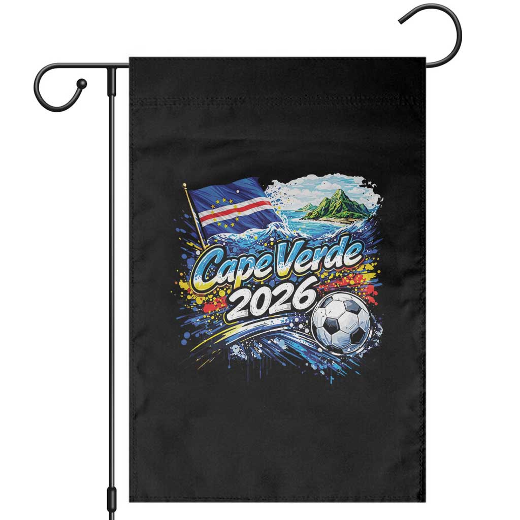 Cape Verde Soccer 2026 Island Flag Garden Flag Cabo Verde Football Team Fans Tropical Pride Gift