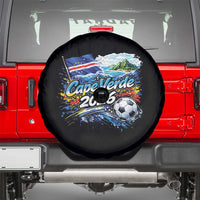 Cape Verde Soccer 2026 Island Flag Spare Tire Cover Cabo Verde Football Team Fans Tropical Pride Gift