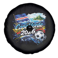 Cape Verde Soccer 2026 Island Flag Spare Tire Cover Cabo Verde Football Team Fans Tropical Pride Gift