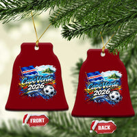 Cape Verde Soccer 2026 Island Flag Ceramic Ornament Cabo Verde Football Team Fans Tropical Pride Gift
