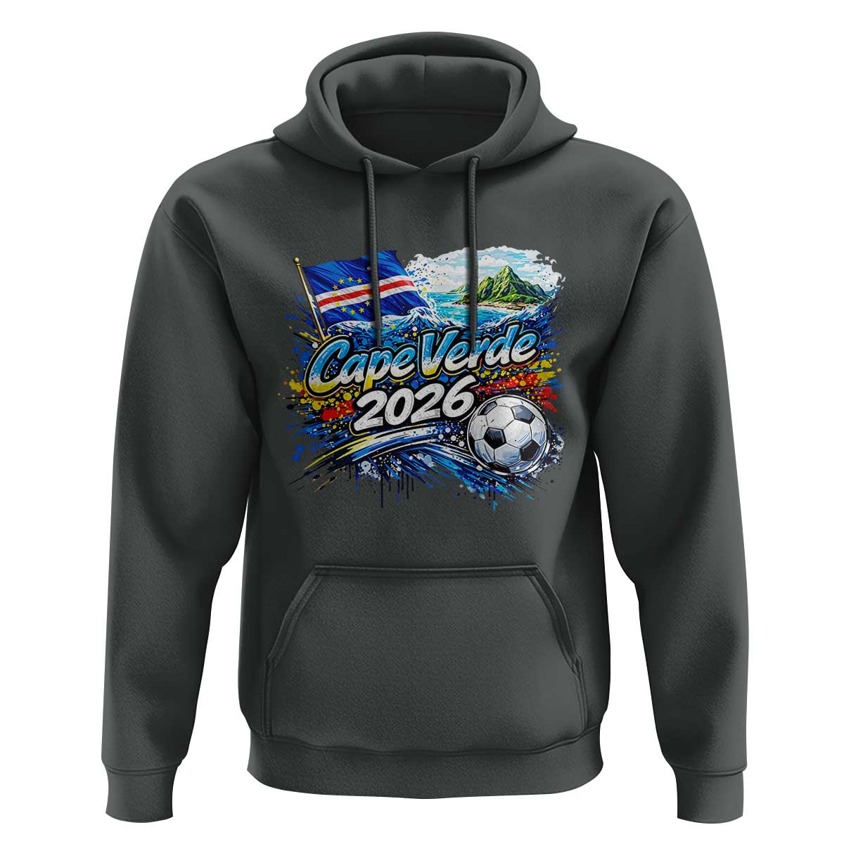 Cape Verde Soccer 2026 Island Flag Hoodie Cabo Verde Football Team Fans Tropical Pride Gift
