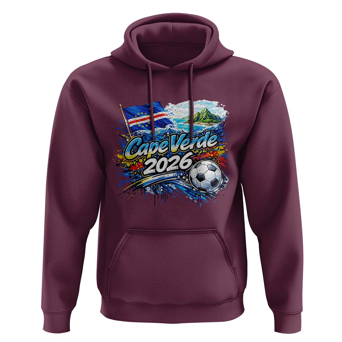 Cape Verde Soccer 2026 Island Flag Hoodie Cabo Verde Football Team Fans Tropical Pride Gift
