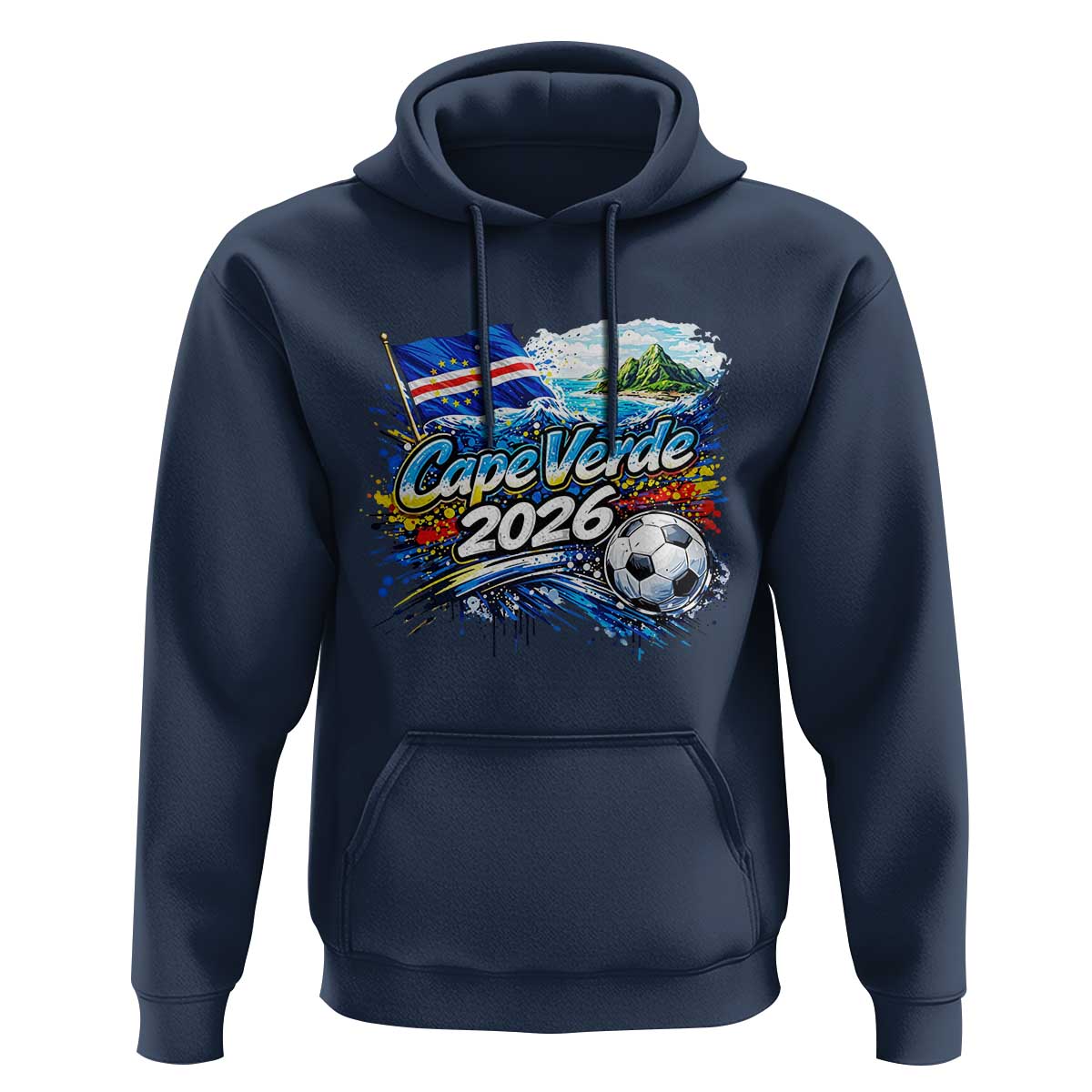 Cape Verde Soccer 2026 Island Flag Hoodie Cabo Verde Football Team Fans Tropical Pride Gift