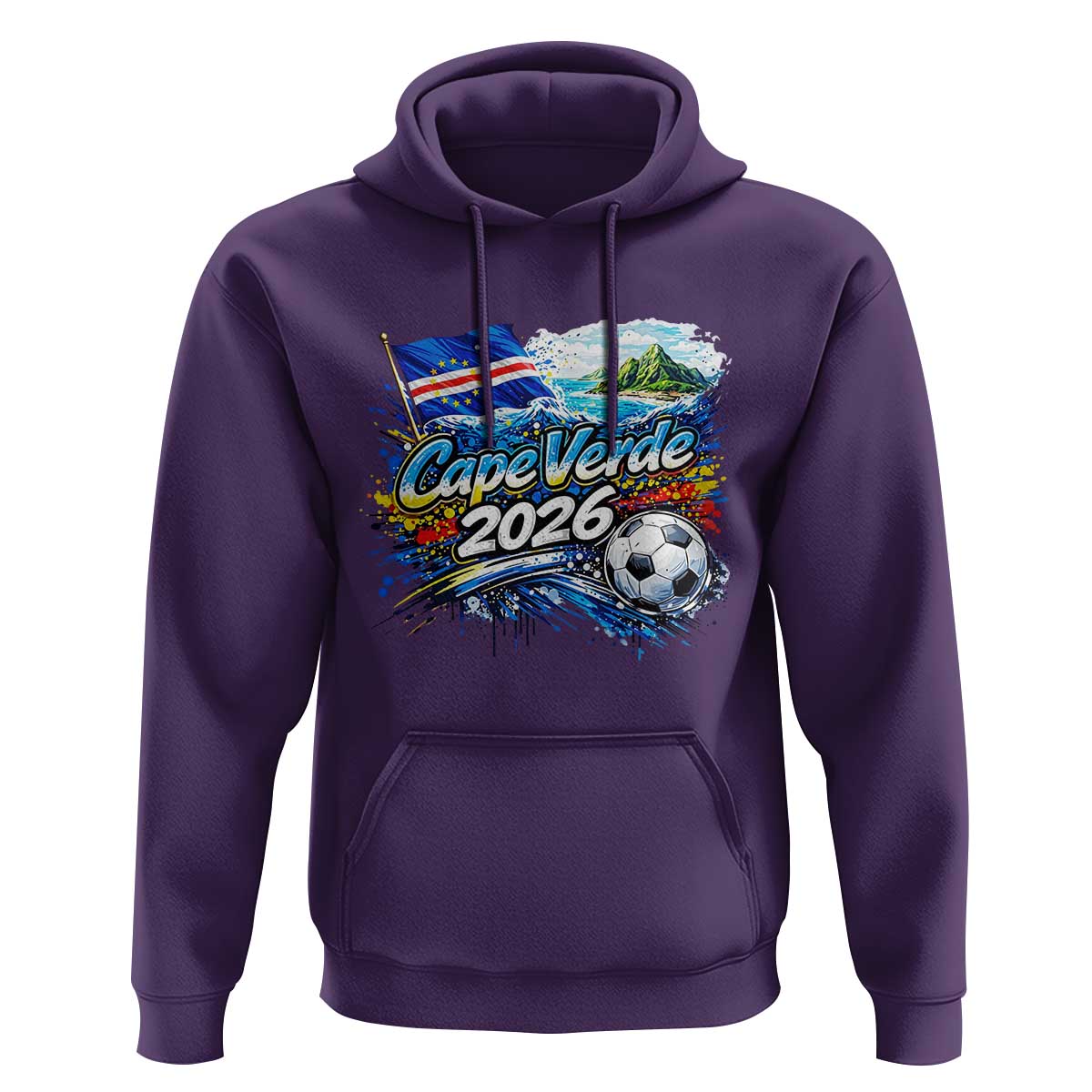 Cape Verde Soccer 2026 Island Flag Hoodie Cabo Verde Football Team Fans Tropical Pride Gift
