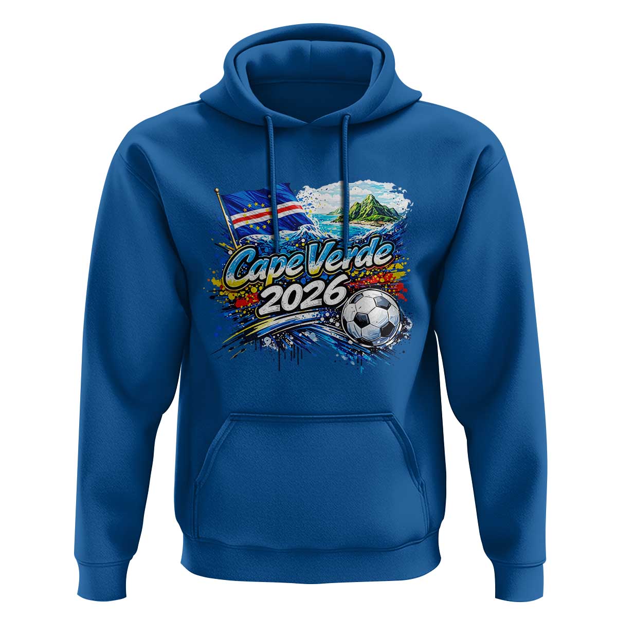 Cape Verde Soccer 2026 Island Flag Hoodie Cabo Verde Football Team Fans Tropical Pride Gift