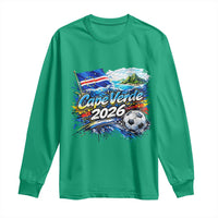 Cape Verde Soccer 2026 Island Flag Long Sleeve Shirt Cabo Verde Football Team Fans Tropical Pride Gift