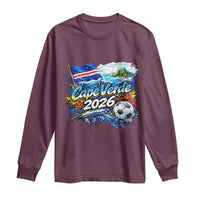 Cape Verde Soccer 2026 Island Flag Long Sleeve Shirt Cabo Verde Football Team Fans Tropical Pride Gift