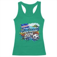 Cape Verde Soccer 2026 Island Flag Racerback Tank Top Cabo Verde Football Team Fans Tropical Pride Gift