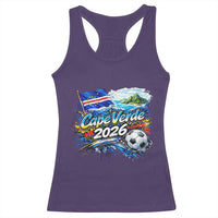 Cape Verde Soccer 2026 Island Flag Racerback Tank Top Cabo Verde Football Team Fans Tropical Pride Gift
