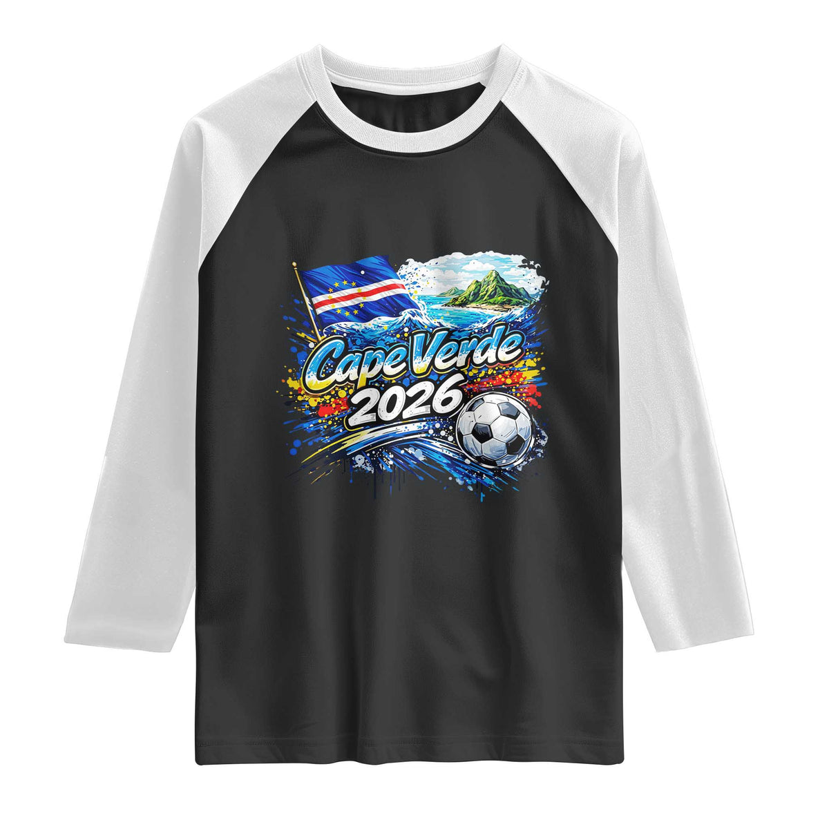 Cape Verde Soccer 2026 Island Flag Raglan Shirt Cabo Verde Football Team Fans Tropical Pride Gift