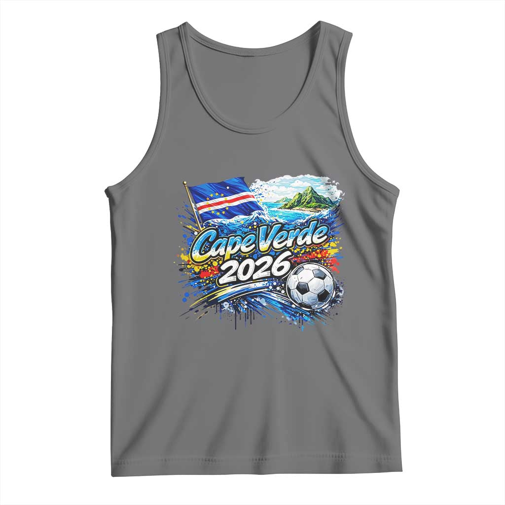 Cape Verde Soccer 2026 Island Flag Tank Top Cabo Verde Football Team Fans Tropical Pride Gift