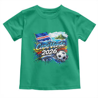 Cape Verde Soccer 2026 Island Flag Toddler T Shirt Cabo Verde Football Team Fans Tropical Pride Gift