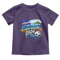 Cape Verde Soccer 2026 Island Flag Toddler T Shirt Cabo Verde Football Team Fans Tropical Pride Gift
