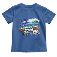 Cape Verde Soccer 2026 Island Flag Toddler T Shirt Cabo Verde Football Team Fans Tropical Pride Gift