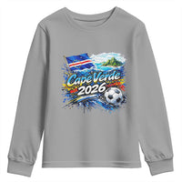 Cape Verde Soccer 2026 Island Flag Youth Sweatshirt Cabo Verde Football Team Fans Tropical Pride Gift