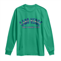 Forca Tubaroes Azuis Cabo Verde National Pride Long Sleeve Shirt Cape Verde Football Fans Blue Sharks Heritage