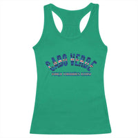 Forca Tubaroes Azuis Cabo Verde National Pride Racerback Tank Top Cape Verde Football Fans Blue Sharks Heritage