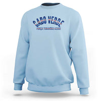Forca Tubaroes Azuis Cabo Verde National Pride Sweatshirt Cape Verde Football Fans Blue Sharks Heritage