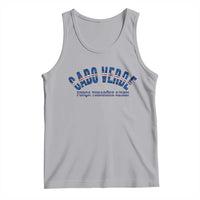 Forca Tubaroes Azuis Cabo Verde National Pride Tank Top Cape Verde Football Fans Blue Sharks Heritage