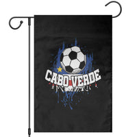 Cabo Verde Flag Football Graphic Garden Flag Cape Verde Soccer Fans Artistic Pride